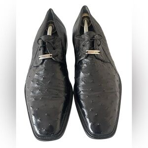 Belvedere Isola Genuine Ostrich Shoes Size:11